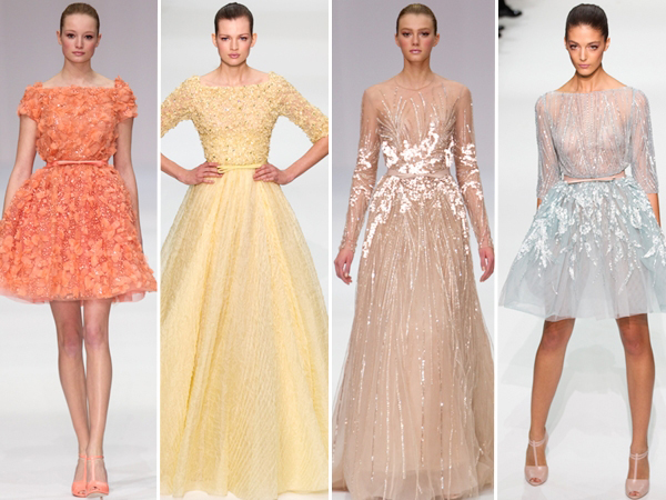 Elie Saab new collection spring summer high fashion dresses image 4 Elie Saab new collection spring summer high fashion dresses image 4