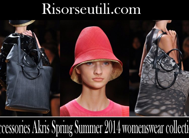 Accessories Akris Spring Summer 2014 womenswear collection