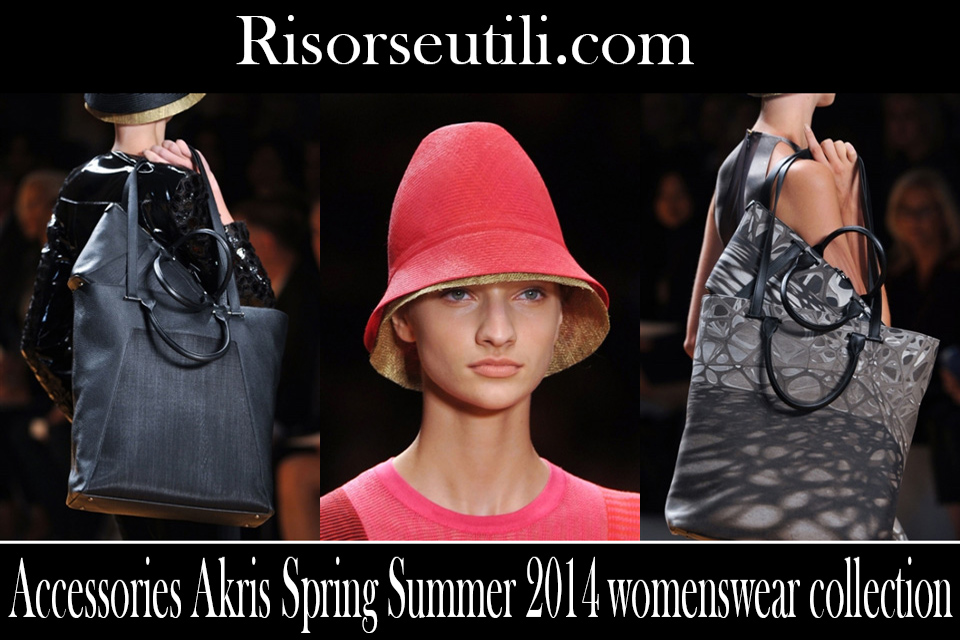 Accessories Akris Spring Summer 2014 womenswear collection