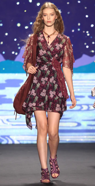 Fashion Anna Sui spring summer 2014 womenswear trends