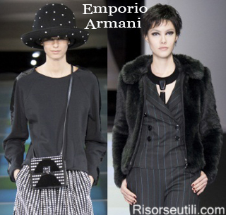 Fashion Emporio Armani fall winter 2014 2015 womenswear