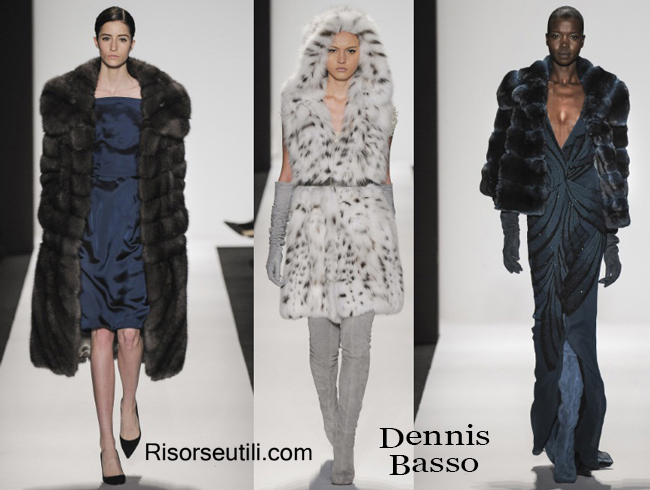Clothing accessories Dennis Basso fall winter 2014 2015