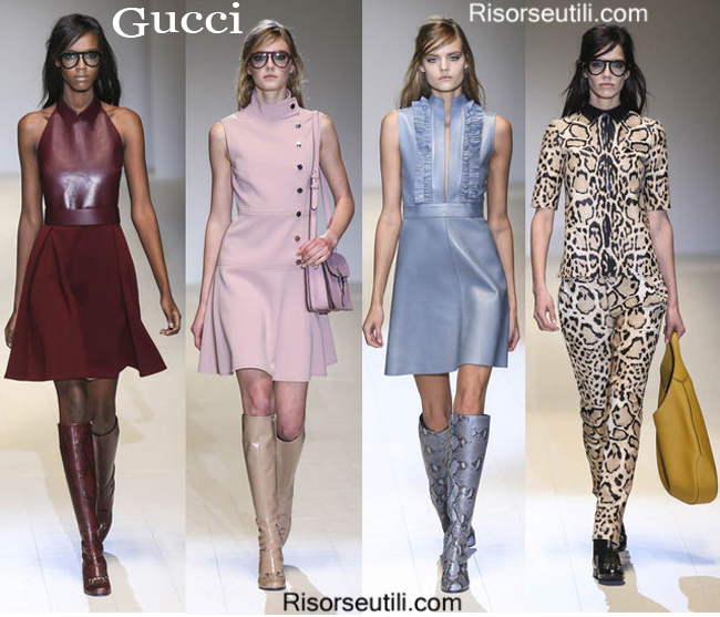 Fashion clothing Gucci fall winter 2014 2015