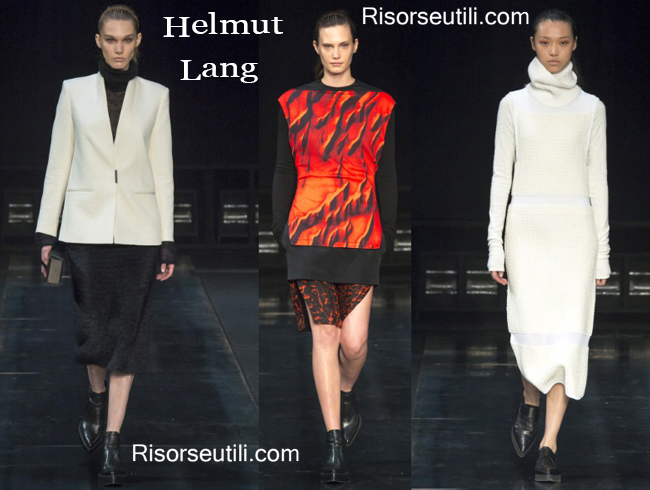 Fashion clothing Helmut Lang fall winter 2014 2015