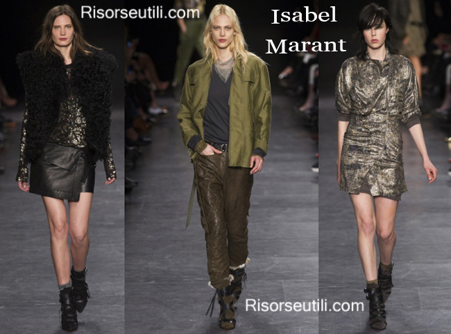 Fashion clothing Isabel Marant fall winter 2014 2015