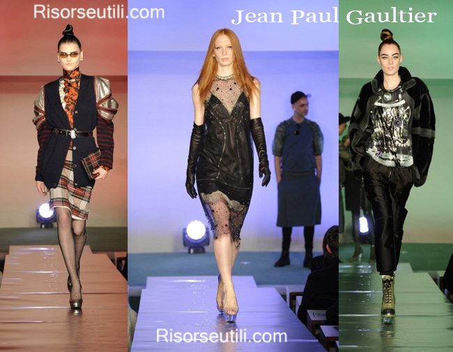 Fashion clothing Jean Paul Gaultier fall winter 2014 2015