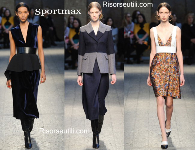 Fashion clothing Sportmax fall winter 2014 2015