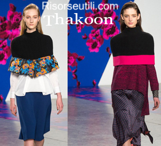 Fashion clothing Thakoon fall winter 2014 2015 womenswear