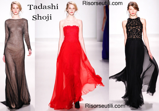 Fashion dresses Tadashi Shoji fall winter 2014 2015