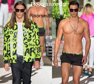 Fashion dresses DSquared2 spring summer 2015 menswear
