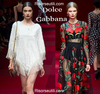 Fashion dresses Dolce Gabbana spring summer 2015 womenswear