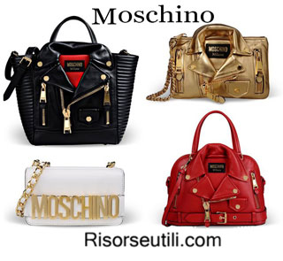 Bags Moschino spring summer 2015 womenswear handbags