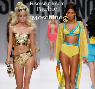 Dresses Barbie Moschino spring summer 2015 womenswear