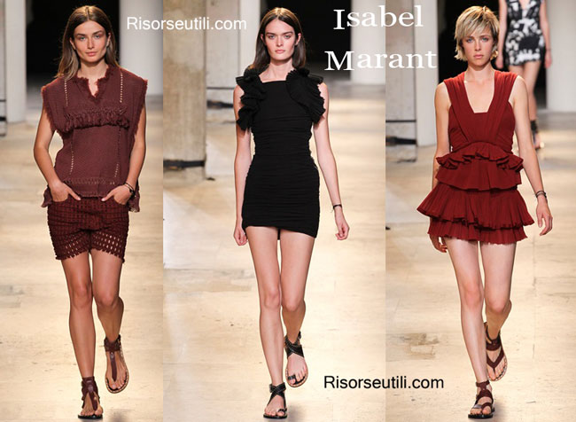 Fashion dresses Isabel Marant spring summer 2015