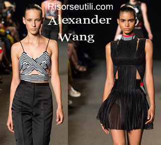 Fashion dresses Alexander Wang spring summer 2015 womenswear