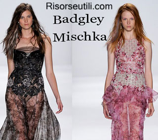 Fashion dresses Badgley Mischka spring summer 2015 womenswear