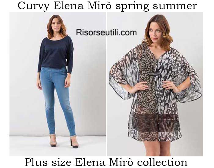 Curvy Elena Mirò spring summer 2016 womenswear