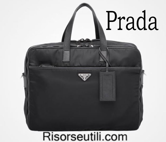 Bags Prada spring summer 2016 menswear handbags