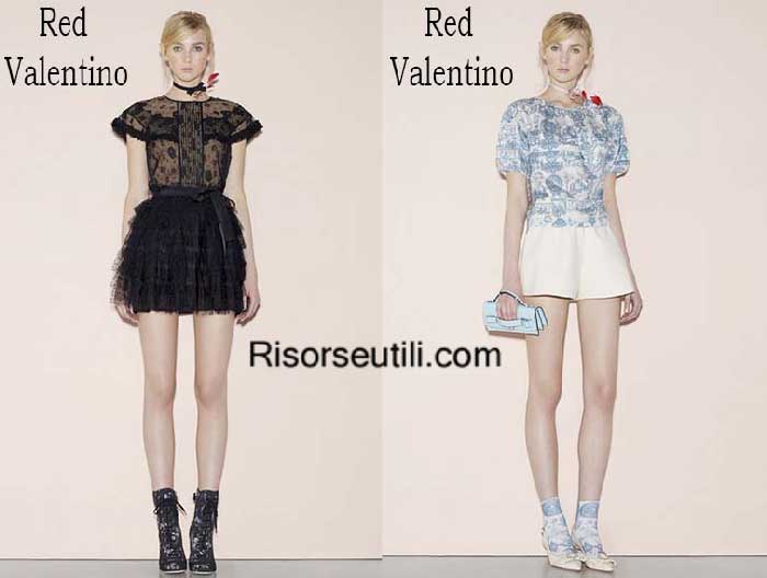 Fashion brand Red Valentino spring summer 2016 women