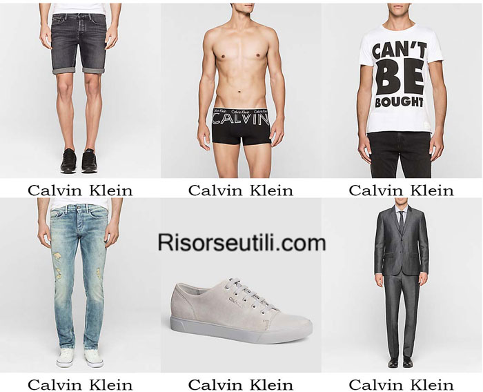 Fashion clothing Calvin Klein spring summer 2016 men