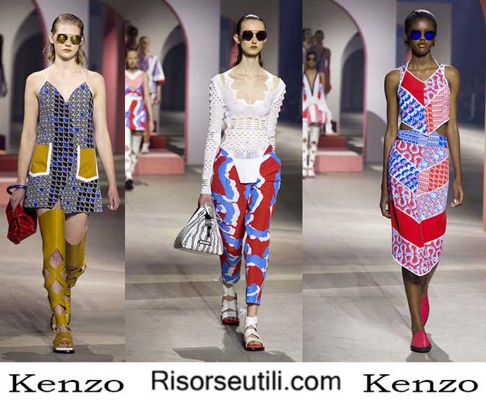 Fashion clothing Kenzo spring summer 2016 for women