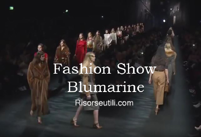 Fashion show Blumarine fall winter 2016 2017 womenswear