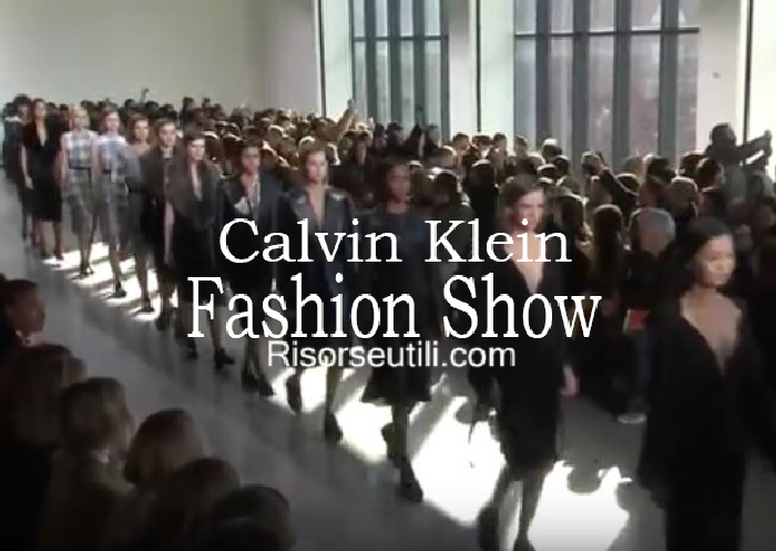 Fashion show Calvin Klein fall winter 2016 2017 womenswear