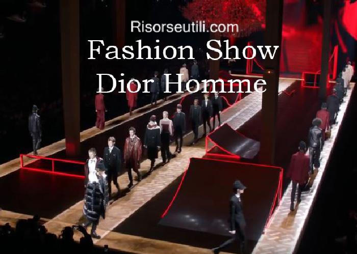 Fashion show Dior Homme fall winter 2016 2017 menswear