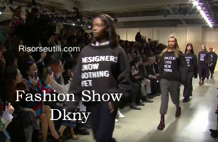 Fashion show Dkny fall winter 2016 2017 womenswear