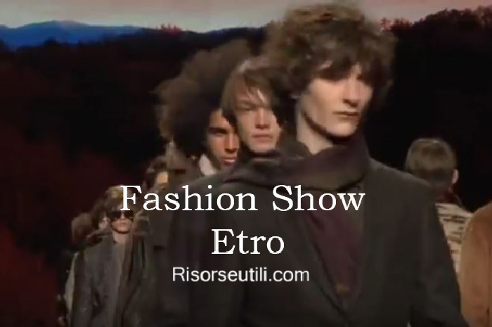 Fashion show Etro fall winter 2016 2017 menswear