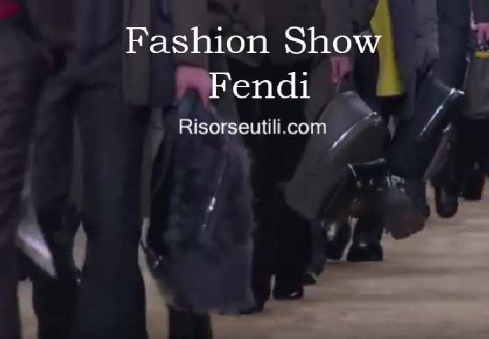 Fashion show Fendi fall winter 2016 2017 menswear