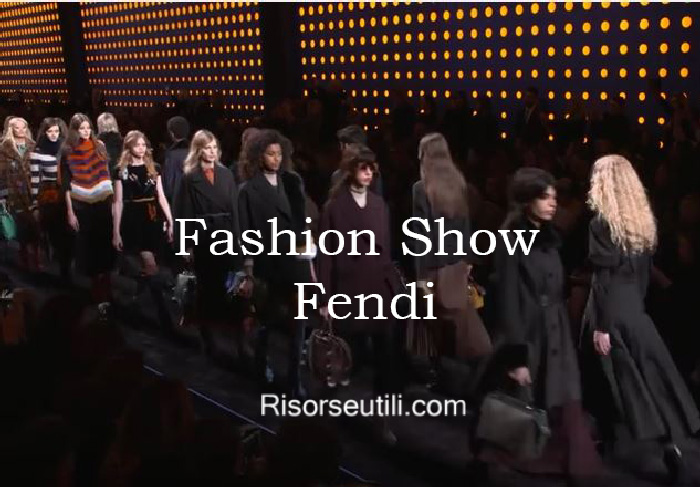 Fashion show Fendi fall winter 2016 2017 womenswear