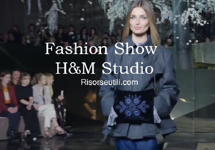 Fashion show HM Studio fall winter 2016 2017 womenswear