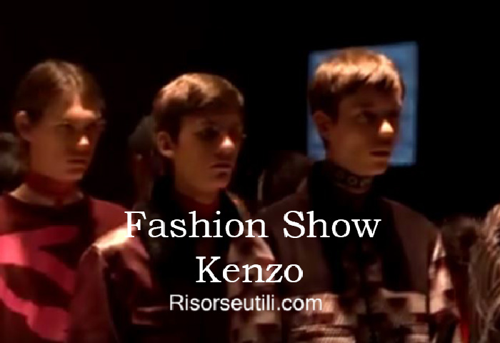 Fashion show Kenzo fall winter 2016 2017 menswear