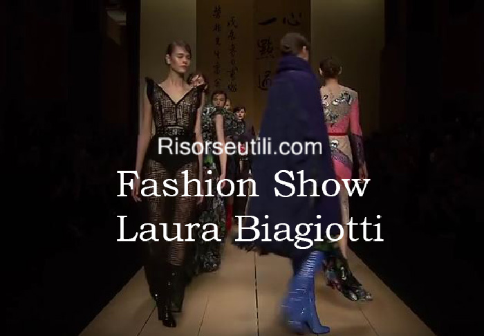Fashion show Laura Biagiotti fall winter 2016 2017 womenswear