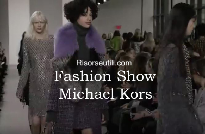 Fashion show Michael Kors fall winter 2016 2017 womenswear