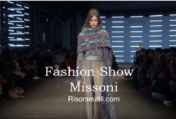 Fashion show Missoni fall winter 2016 2017 womenswear