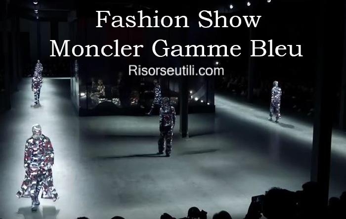 Fashion show Moncler Gamme Bleu fall winter 2016 2017