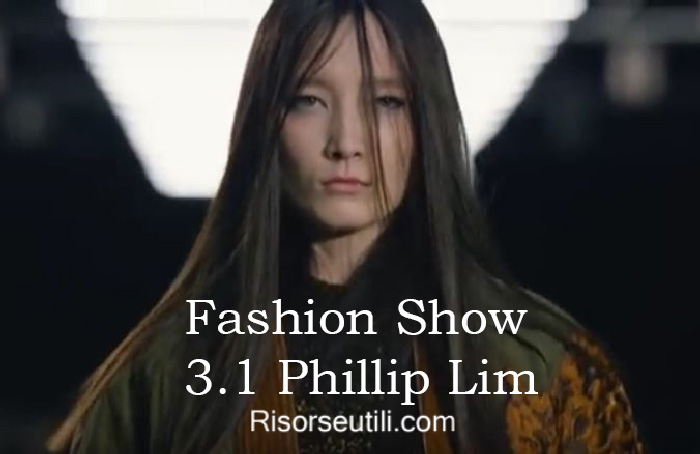 Fashion show 3.1 Phillip Lim fall winter 2016 2017 womenswear