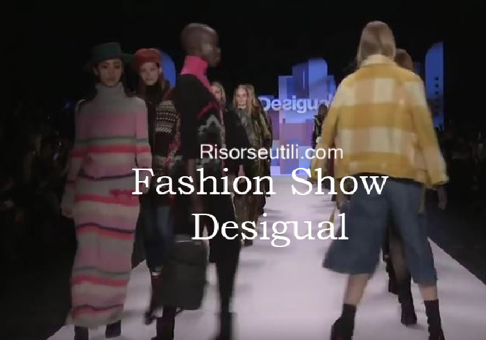 Fashion show Desigual fall winter 2016 2017 womenswear