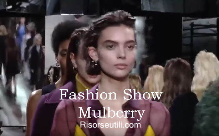 Fashion show Mulberry fall winter 2016 2017 womenswear