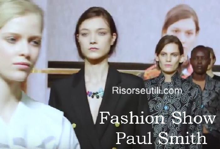 Fashion show Paul Smith fall winter 2016 2017 womenswear