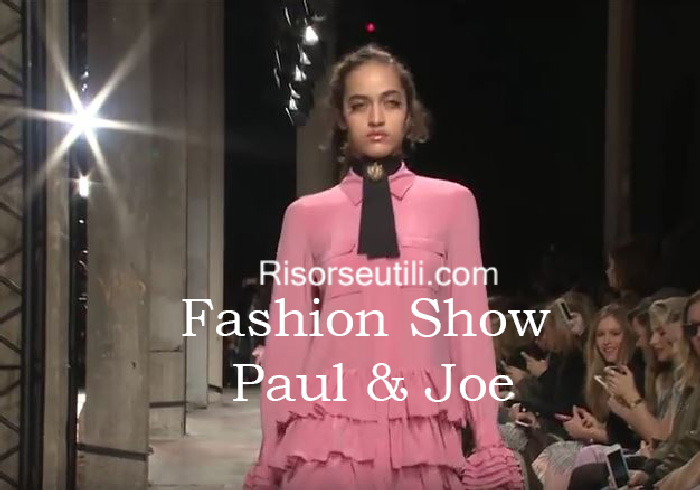 Fashion show Paul  Joe fall winter 2016 2017 womenswear