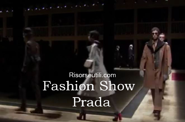 Fashion show Prada fall winter 2016 2017