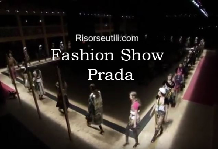 Fashion show Prada fall winter 2016 2017 womenswear