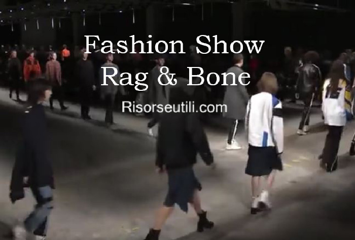 Fashion show Rag  Bone fall winter 2016 2017