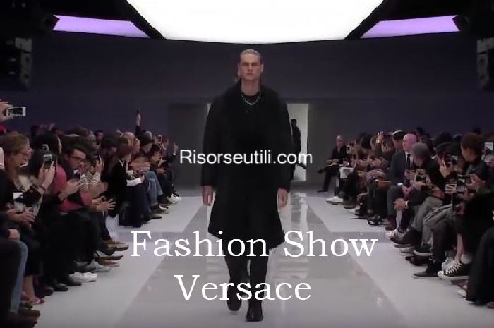 Fashion show Versace fall winter 2016 2017 menswear