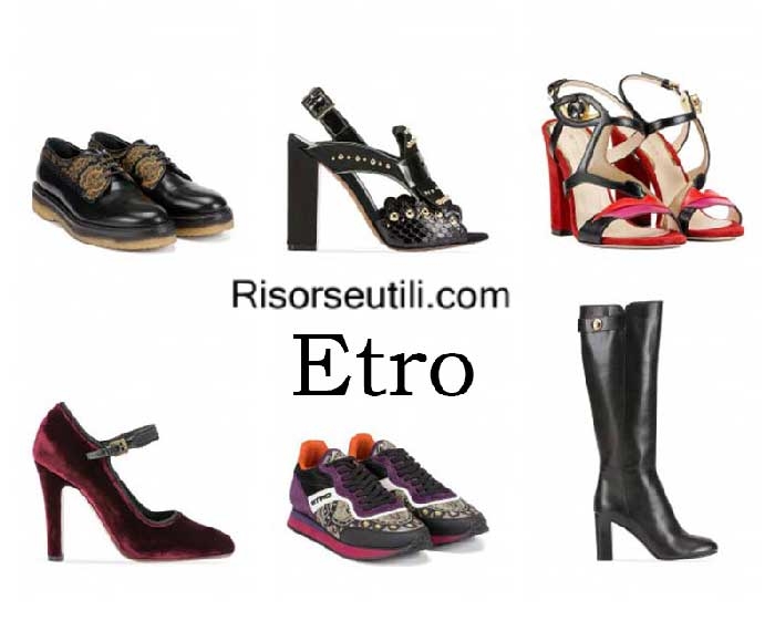Shoes Etro fall winter 2016 2017 womenswear footwear