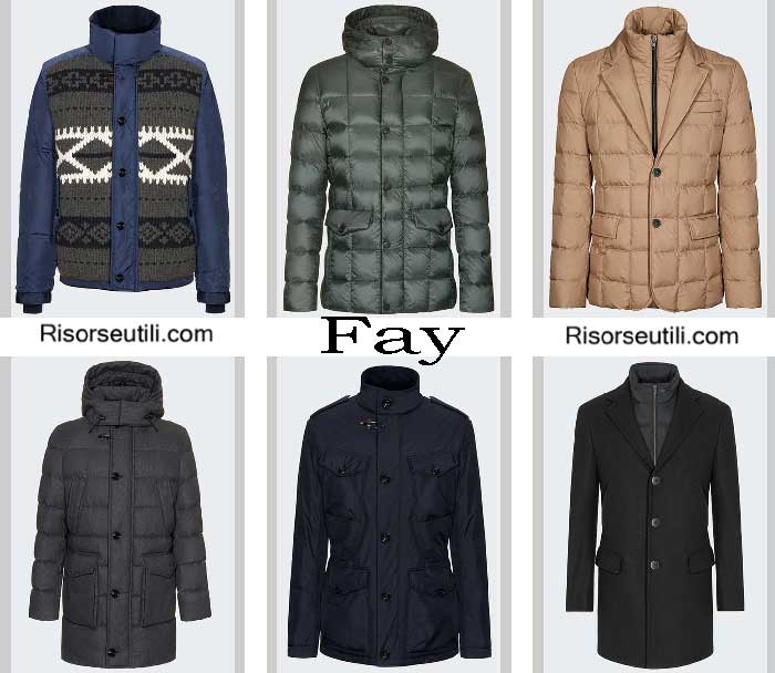 Down jackets Fay fall winter 2016 2017 menswear