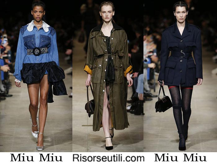 Fashion brand Miu Miu fall winter 2016 2017 women